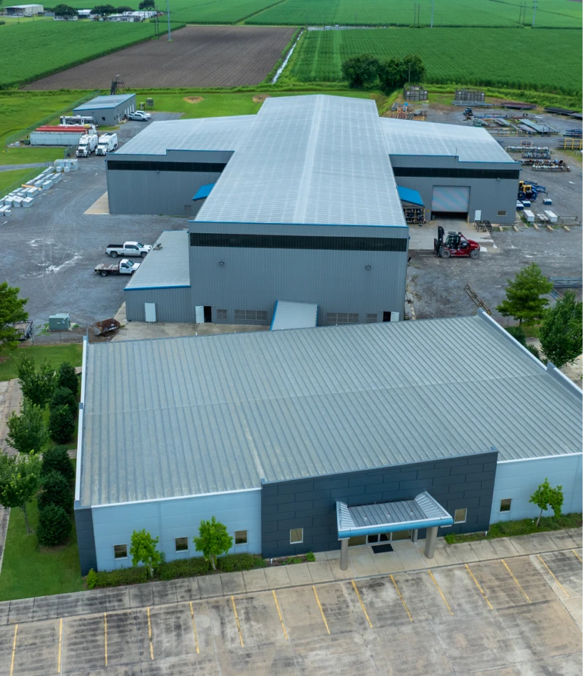 A large industrial building